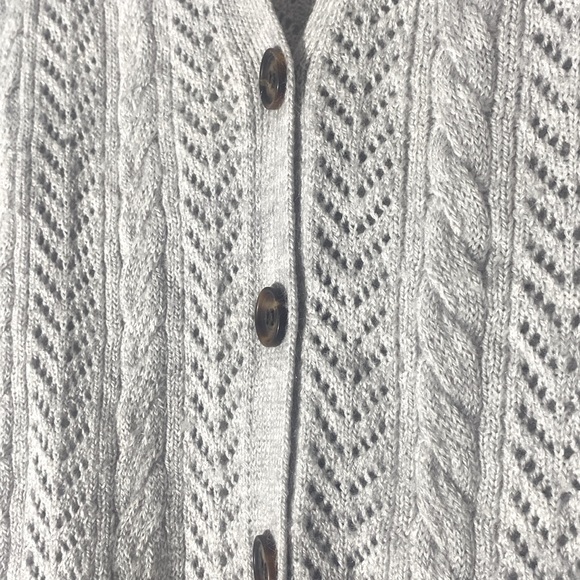 NEW- OVERSIZED STACCATO V-NECK CARDIGAN BUTTON SWEATER - Picture 2 of 7